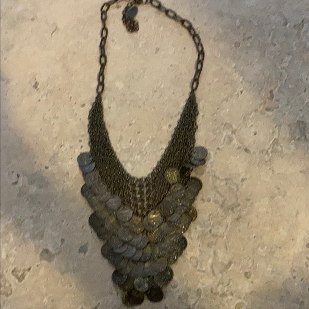 Tanjore coin necklace